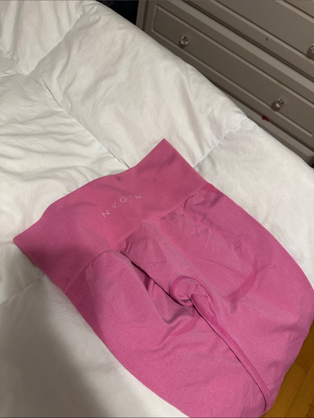 NVGTN Hot Pink Seamless Active Leggings